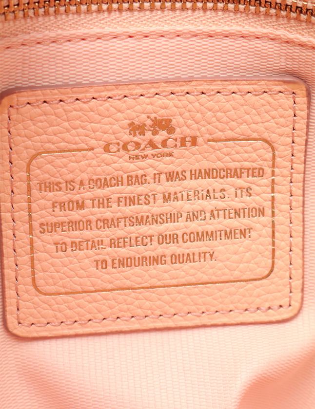 コーチ COACH トートバッグ スタッズ トール テイタム ピンクベージュ 