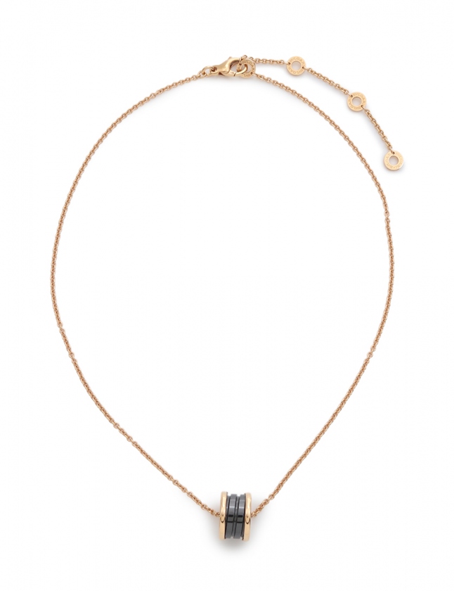 ブルガリ Bvlgari ネックレス ペンダント ピンクゴールド 黒 アクセサリー K18pg ブラックセラミック 3460 B Zero1 レディース 114 ベクトルパーク