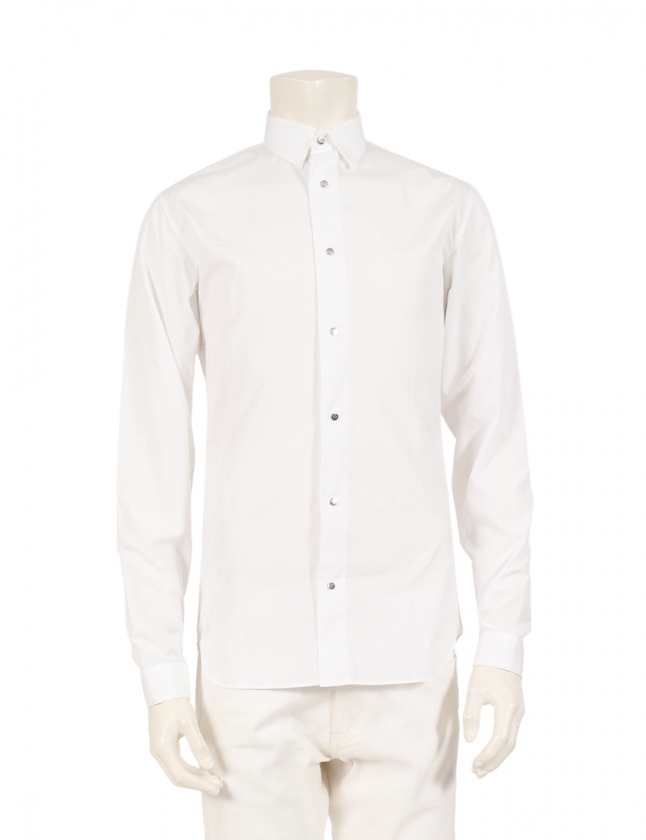 ディオールオム Dior HOMME ドレスシャツ CDボタン 白 37 トップス 