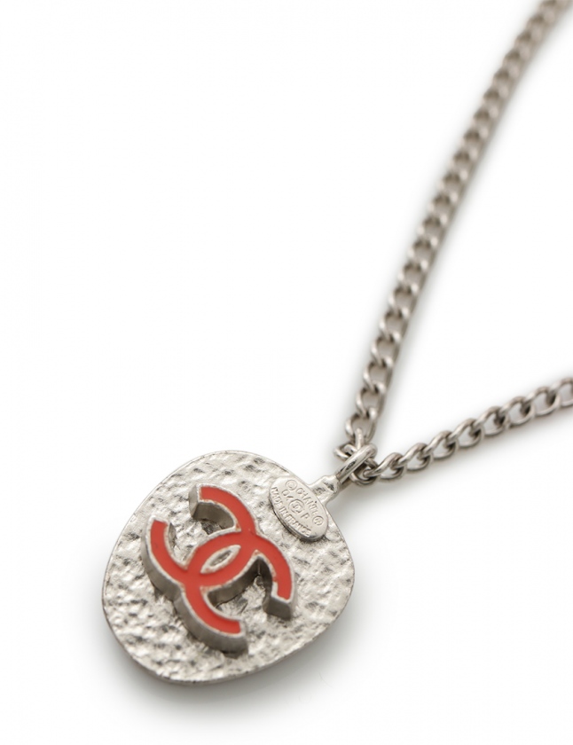 シャネル CHANEL ブレスレット ココマーク シルバー ピンク 
