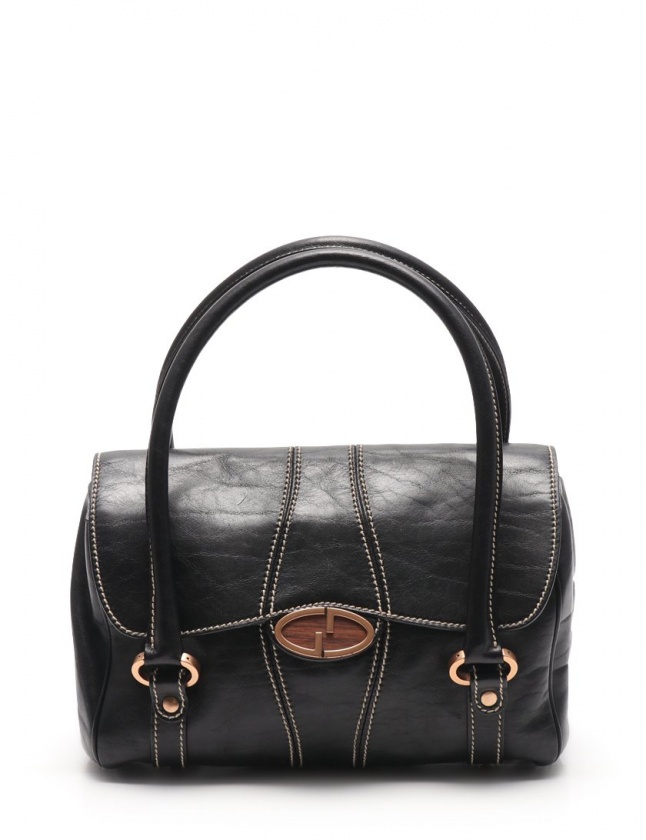 グッチ GUCCI ハンドバッグ GGロゴ 黒 124245 レザー レディース グッチ GUCCI ハンドバッグ GGロゴ 黒 124245 レザー レディース