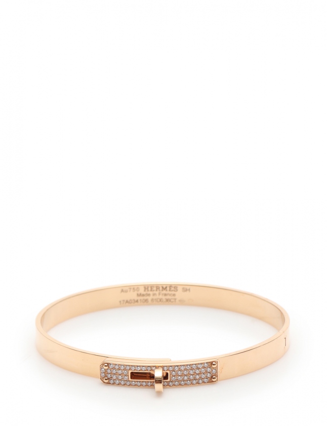 エルメス HERMES バングル ケリーPM ピンクゴールド アクセサリー