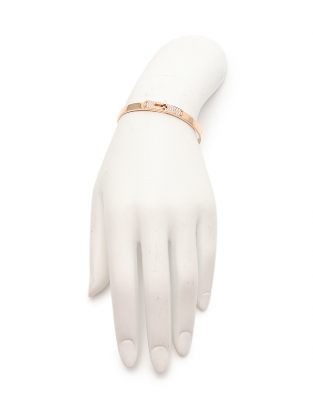 エルメス HERMES バングル ケリーPM ピンクゴールド アクセサリー