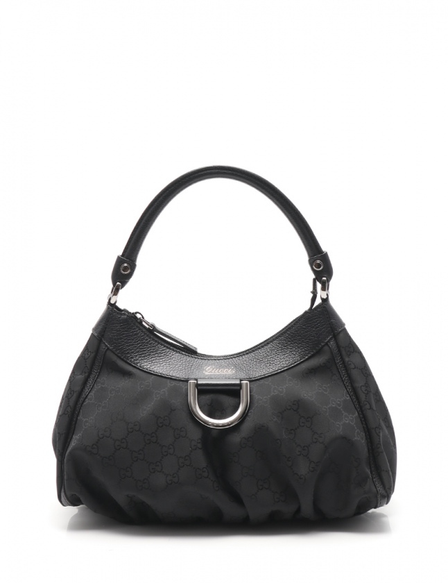 グッチ GUCCI ワンショルダーバッグ アビー GGナイロン 黒 265692 