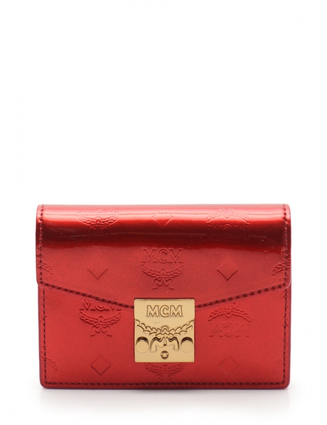 エムシーエム Mcm カードケース コインケース パトリシア 赤 小物 エムシーエム Mcm カードケース コインケース パトリシア 赤 小物