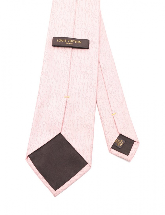ルイヴィトン LOUIS VUITTON ネクタイ ワイドタイ ピンク 小物