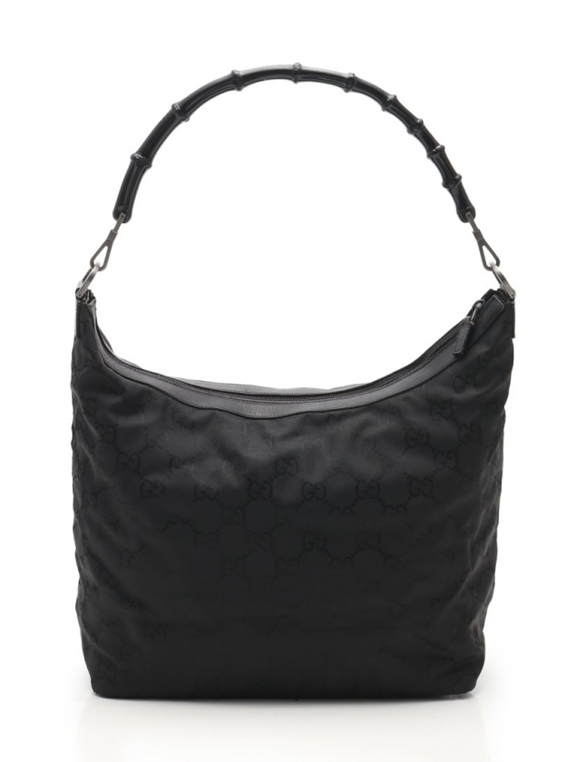 グッチ GUCCI ワンショルダーバッグ バンブー GG柄 黒 000 0833 