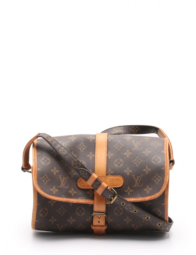 ルイヴィトン LOUIS VUITTON ショルダーバッグ マルヌ モノグラム 茶 