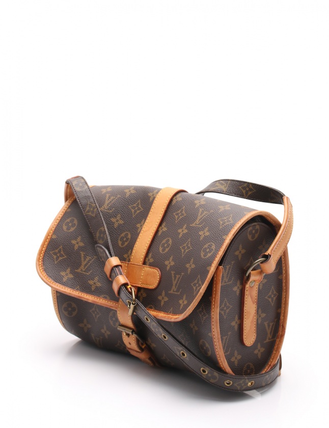 ルイヴィトン LOUIS VUITTON ショルダーバッグ マルヌ モノグラム 茶 