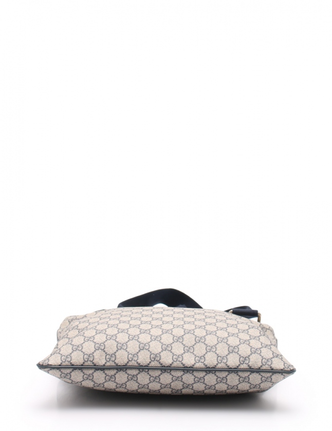 グッチ GUCCI ショルダーバッグ GGスプリーム ベージュ ネイビー