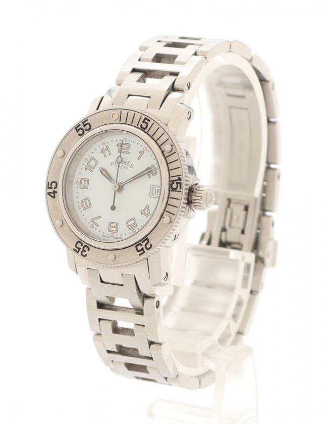 エルメス HERMES 腕時計 レディース クオーツ クリッパー ダイバー  