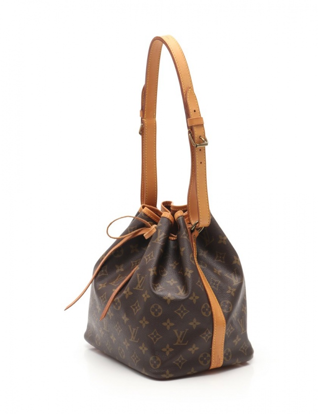 ルイヴィトン LOUIS VUITTON ショルダーバッグ ノエ モノグラム 茶 