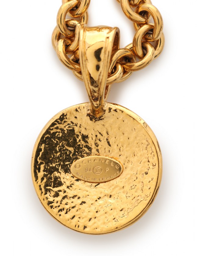 シャネル CHANEL ネックレス ペンダント ココマーク ゴールド