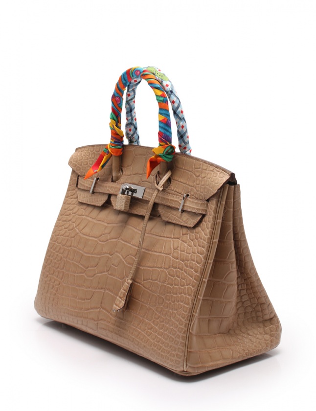 エルメス HERMES ハンドバッグ バーキン35 プシエール クロコダイル 
