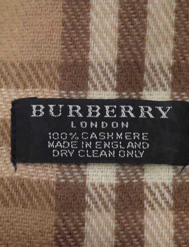 バーバリー BURBERRY マフラー ベージュ マルチカラー 小物 チェック柄
