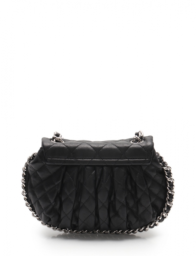 ☆早い者勝ち♪CHANELブラック レザー ショルダーバッグ CHANEL ブラックレザー ショルダーバッグ
