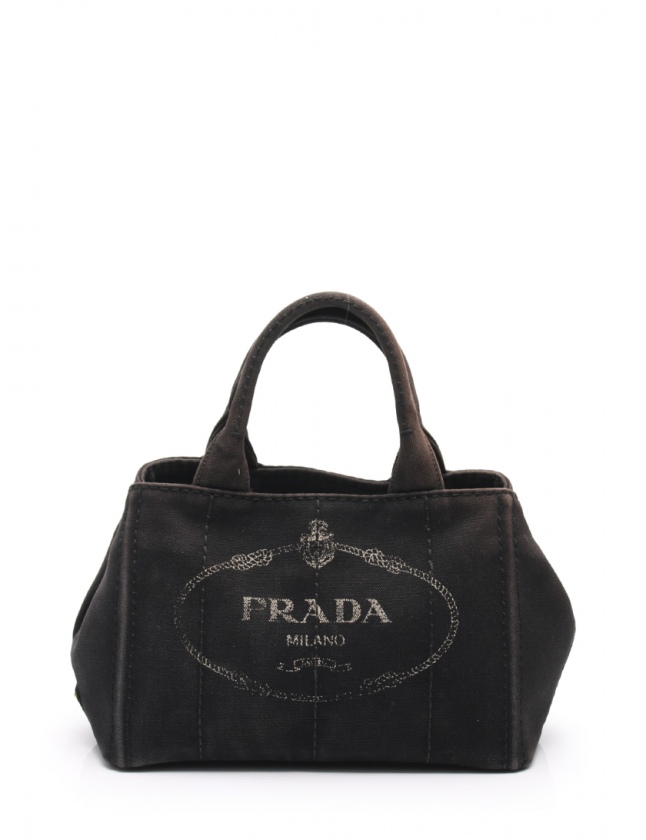 プラダ PRADA トートバッグ ショルダーバッグ カナパ 黒 1BG439  