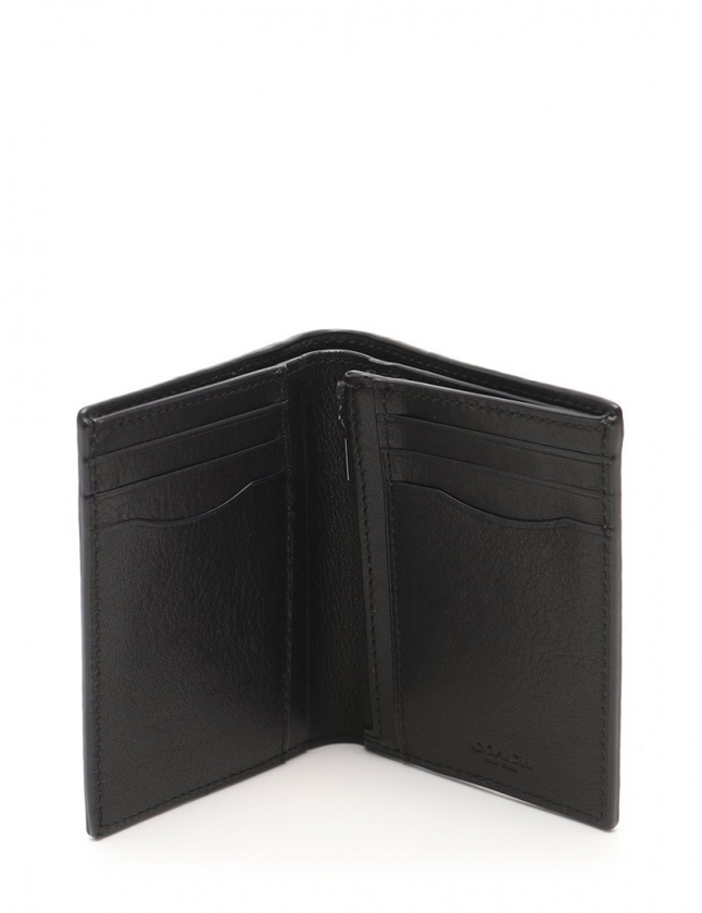 コーチ COACH 二つ折り財布 黒 小物 レザー 59282 メンズ 114