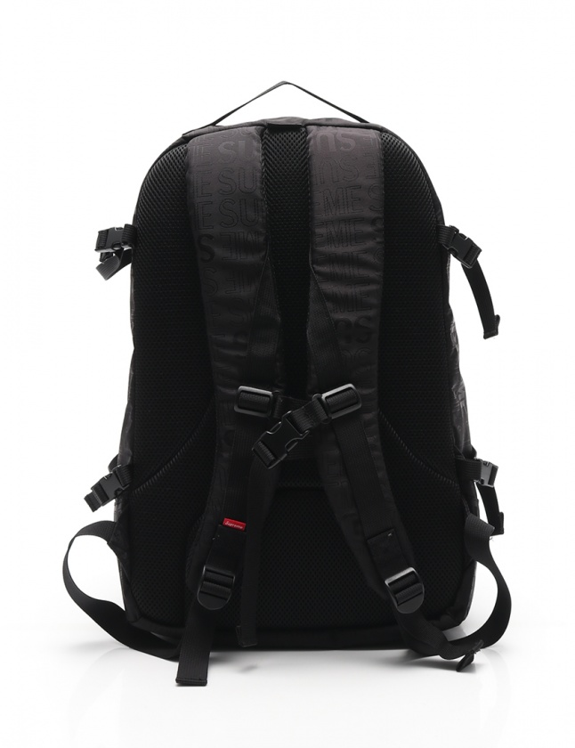 シュプリーム SUPREME バックパック リュック 黒 ナイロン 19SS