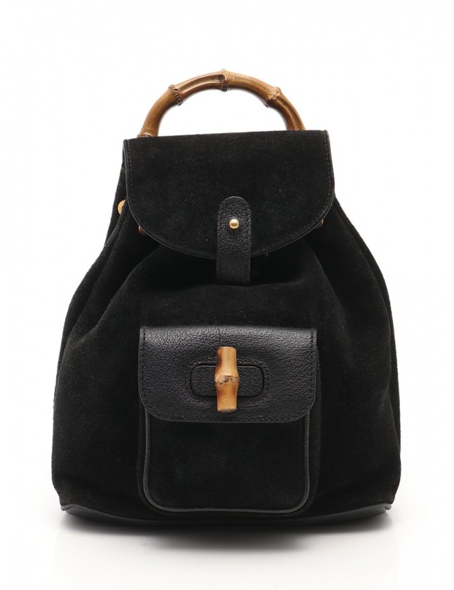 グッチ GUCCI バックパック バンブー ミニリュックサック 黒 003 2058 