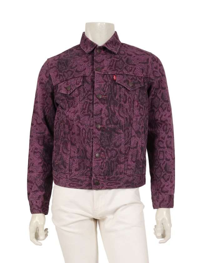 シュプリーム SUPREME × Levis トラッカージャケット Jacket 紫 S  