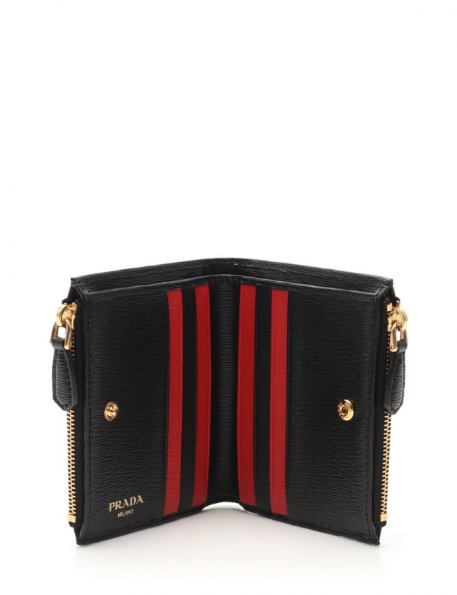 プラダ PRADA コンパクトウォレット 二つ折り財布 VITELLO MOVE