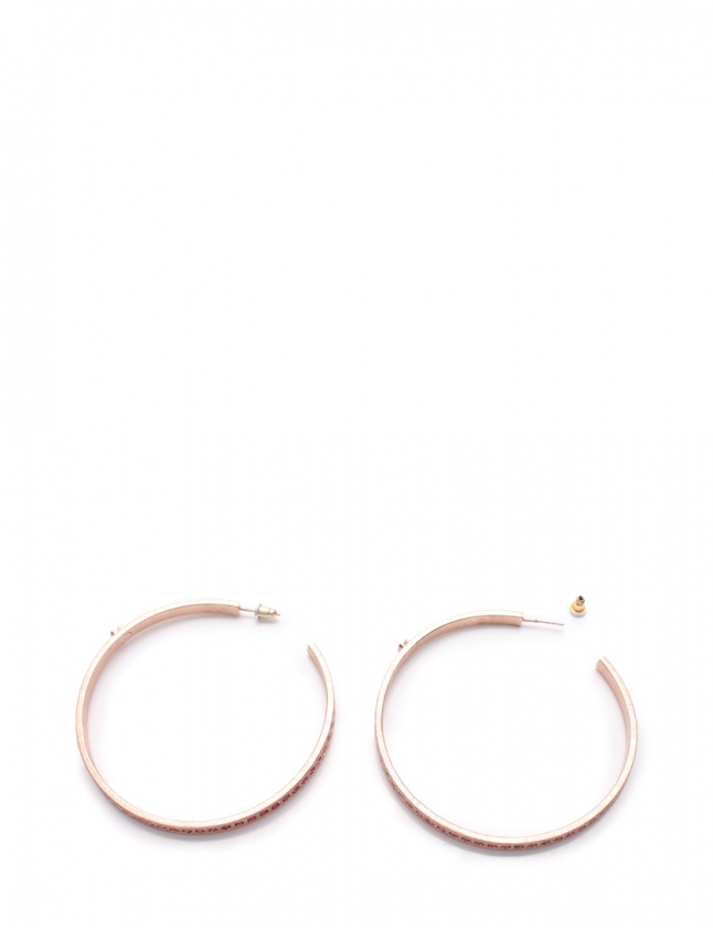 シャネル CHANEL フープピアス ココマーク ピンクゴールド 