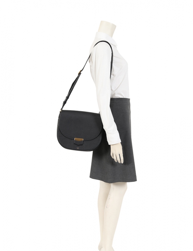 セリーヌ CELINE ショルダーバッグ ポシェット トロッター ミディアム  