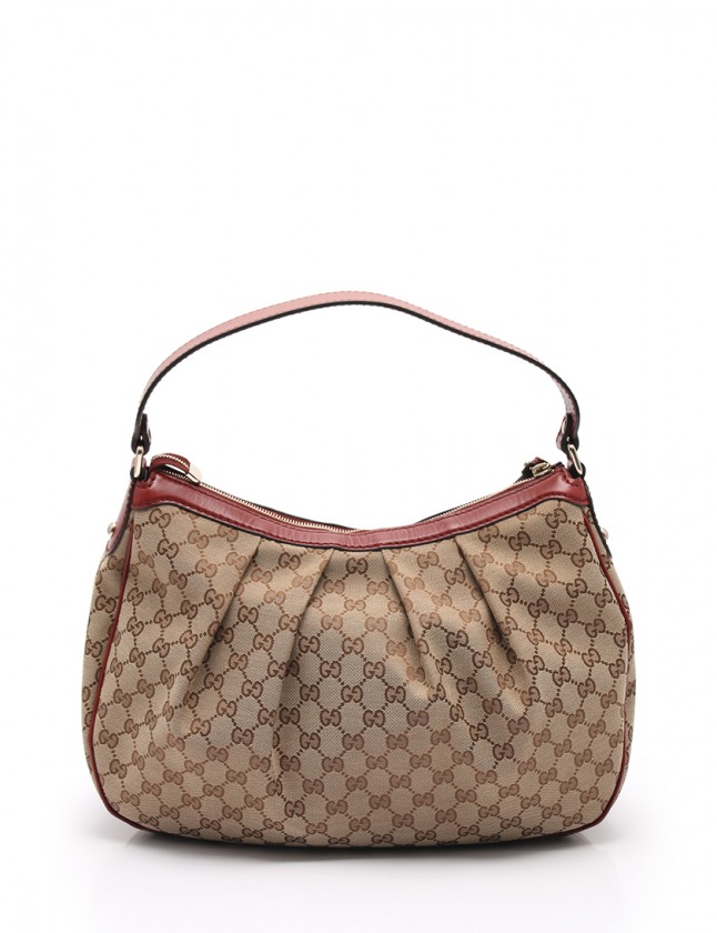 グッチ GUCCI ワンショルダーバッグ スーキー GGキャンバス ベージュ 