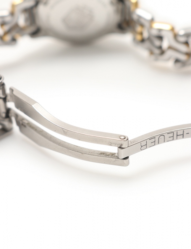 タグホイヤー　シルバーゴールドチェーンブレスレット時計 タグホイヤー TAG HEUER 腕時計 セル プロフェッショナル 200M