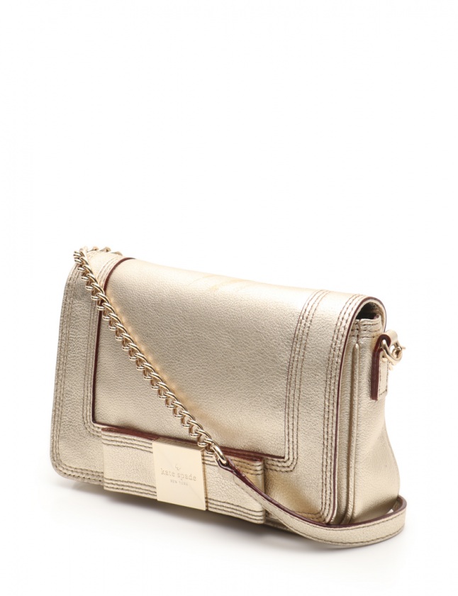 ケイトスペード KATE SPADE チェーンショルダーバッグ シャンパン 