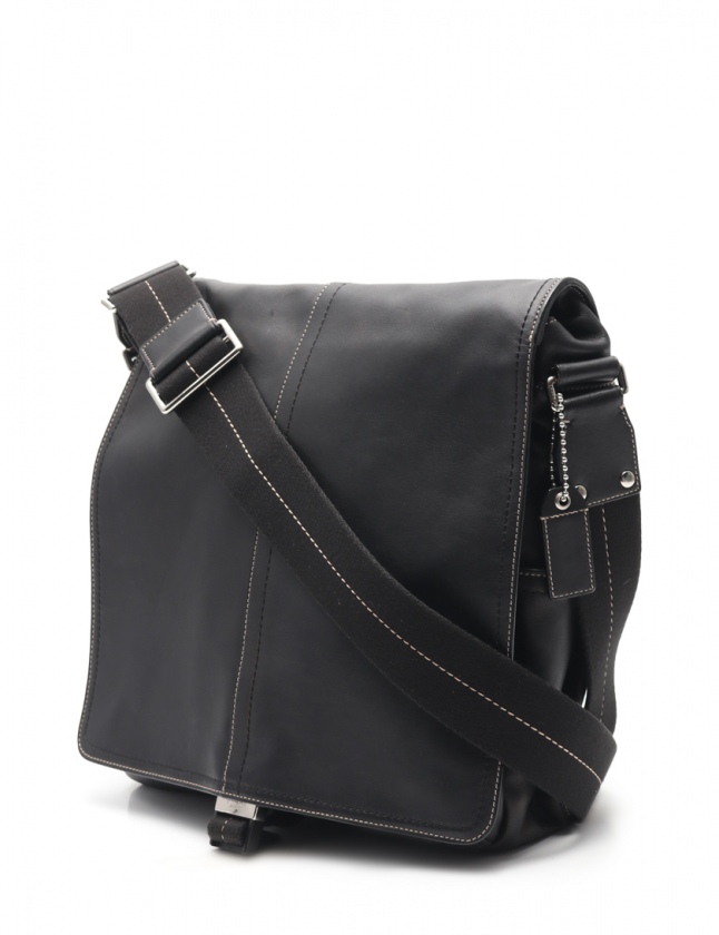 コーチ COACH ショルダーバッグ トランスアトランティック マップ 黒 