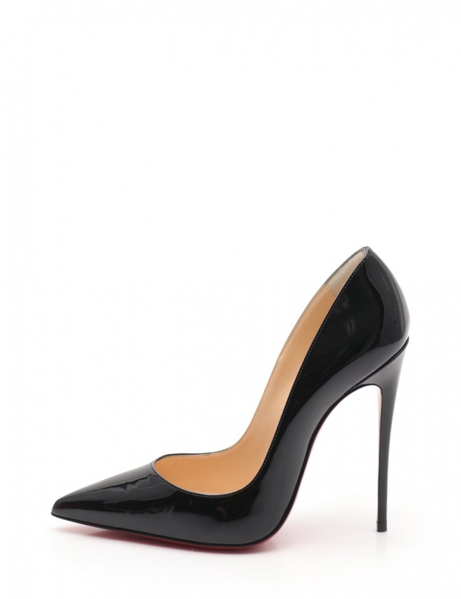 クリスチャンルブタン Christian louboutin パンプス 黒 37.5 シューズ 