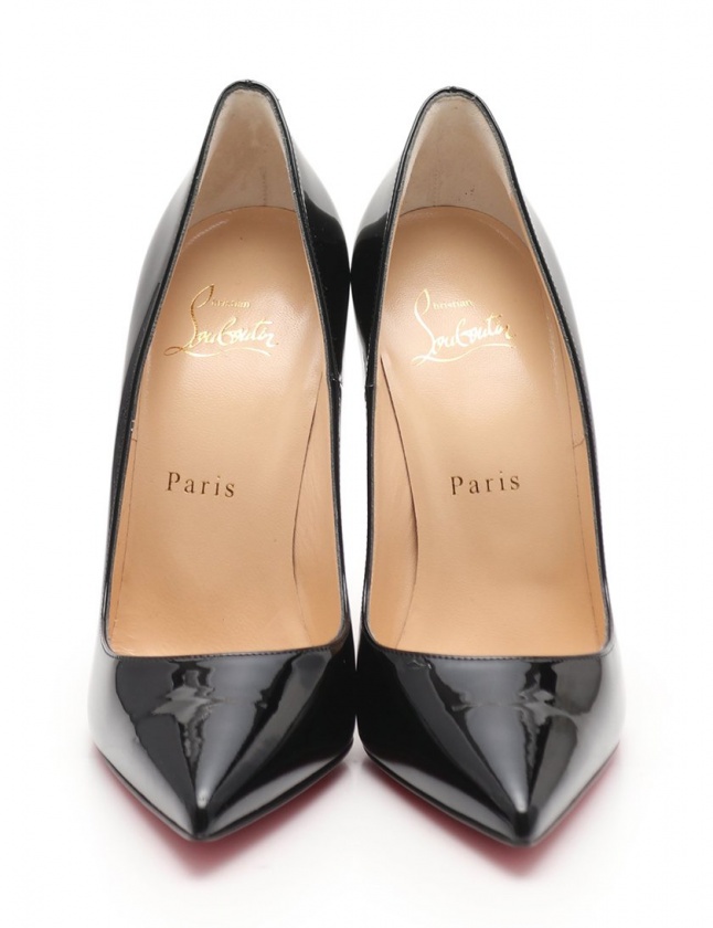 ルブタン SO KATE 120 PATENT 24.5cm ヒール エナメル ケイト