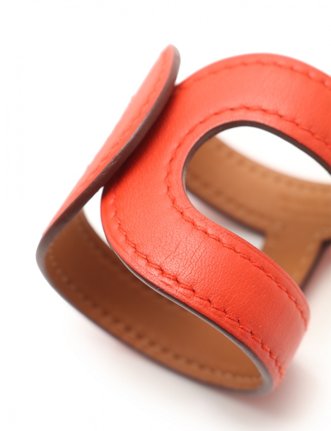 エルメス HERMES バングル アノー シェーヌダンクル 赤 アクセサリー