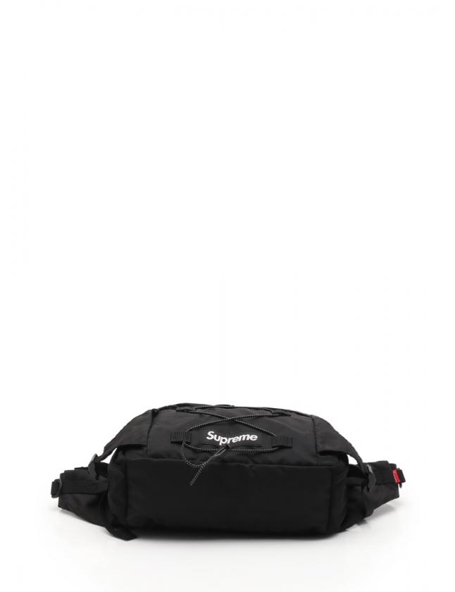 シュプリーム SUPREME ボディバッグ ウエストポーチ ウエストバッグ 黒 