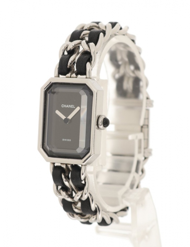 シャネル Chanel 腕時計 プルミエール M レディース シルバー 黒 レザー レディース 114 ベクトルパーク