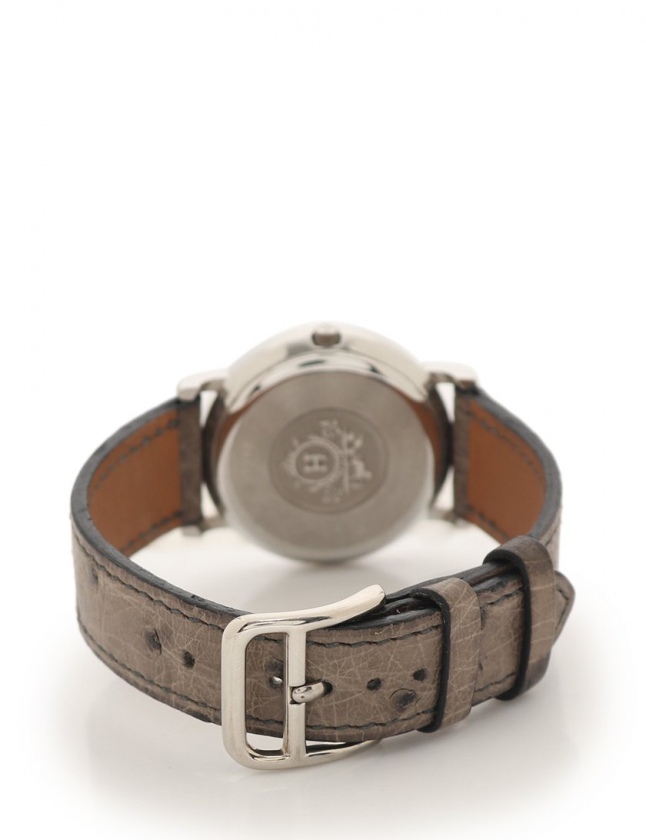 エルメス HERMES 腕時計 セリエ レディース シルバー グレー SE3