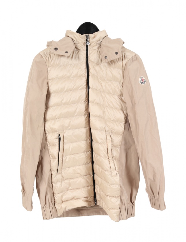 モンクレール MONCLER ダウンコート キッズ ベージュ 14anni164cm 