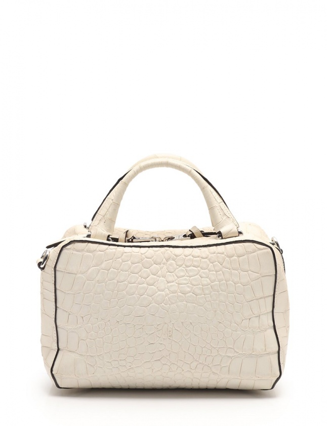 レディース COACH⭐︎2WAYショルダーバッグリザード調 ホワイトレザー 