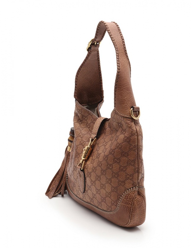 グッチ GUCCI ショルダーバッグ グッチシマ ニュージャッキー バンブー  