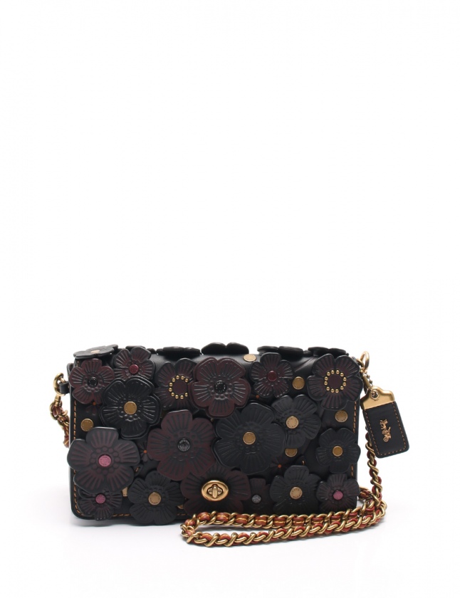 コーチ COACH ショルダーバッグ ディンキー ウィズ ティー ローズ 黒 