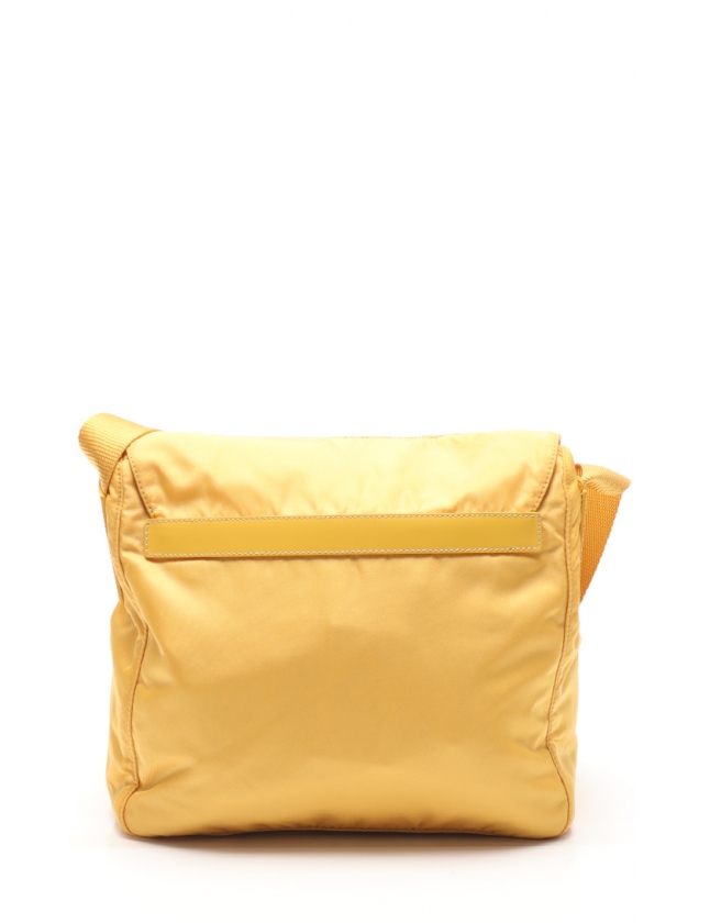 プラダ PRADA ショルダーバッグ 黄 BT8994 ナイロン VELA SPORT