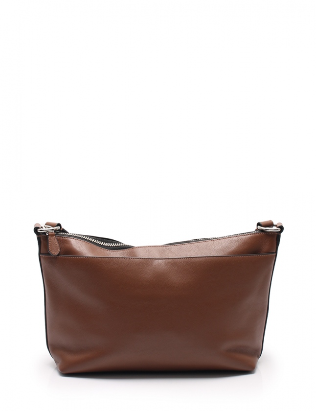 コーチ COACH ショルダーバッグ ポーチイン 茶 F54796 レザー メンズ 