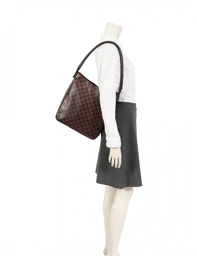 ルイヴィトン LOUIS VUITTON ショルダーバッグ ルーピングGM 