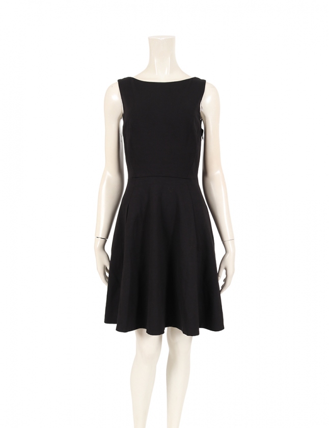 新品未使用kate spadeワンピース130cm 黒 レースカラーフレアワンピース 8753328 | KATE SPADE NEW