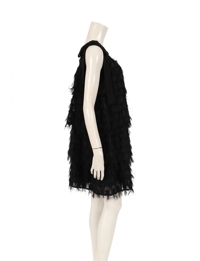 マイケルマイケルコース Michael Michael Kors ワンピース 黒 M ノースリーブ ひざ丈 無地 Muy2k95y 18aw レディース 114 ベクトルパーク