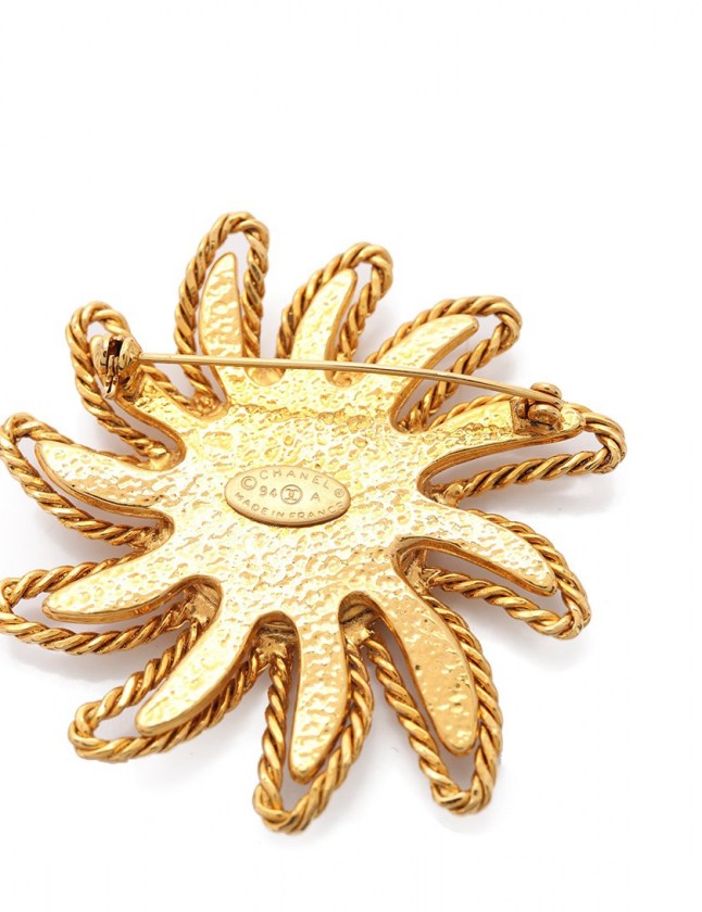 シャネル CHANEL ブローチ ココマーク ゴールド アクセサリー 94A  