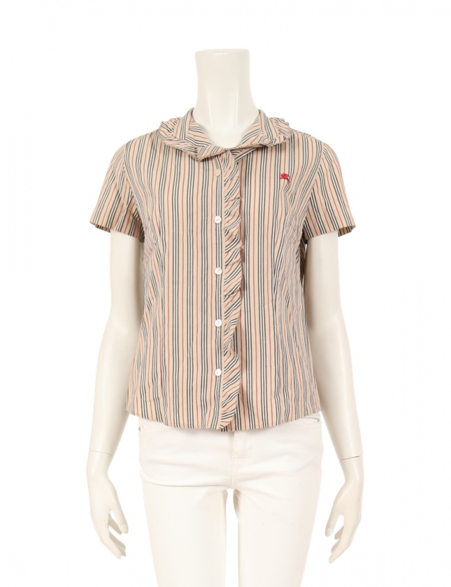 BURBERRY ストライプ 半袖Tシャツ 38