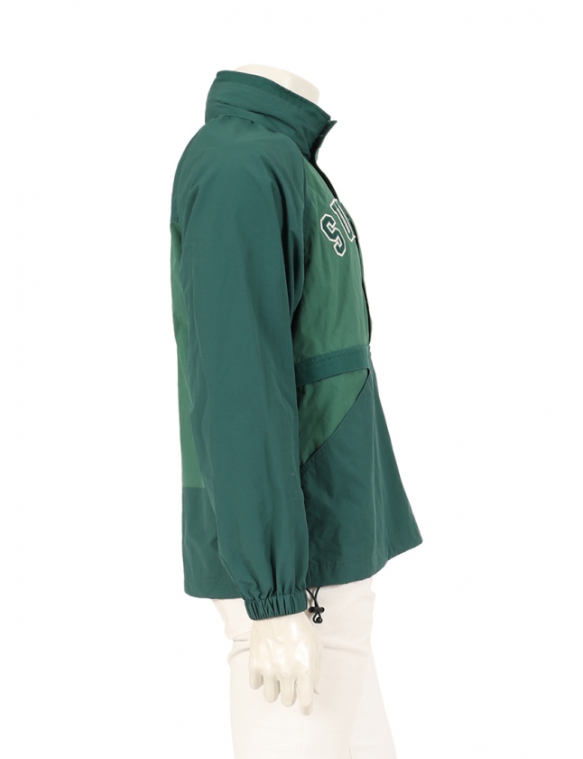 シュプリーム SUPREME ハーフジップジャケット アノラック 緑 S 